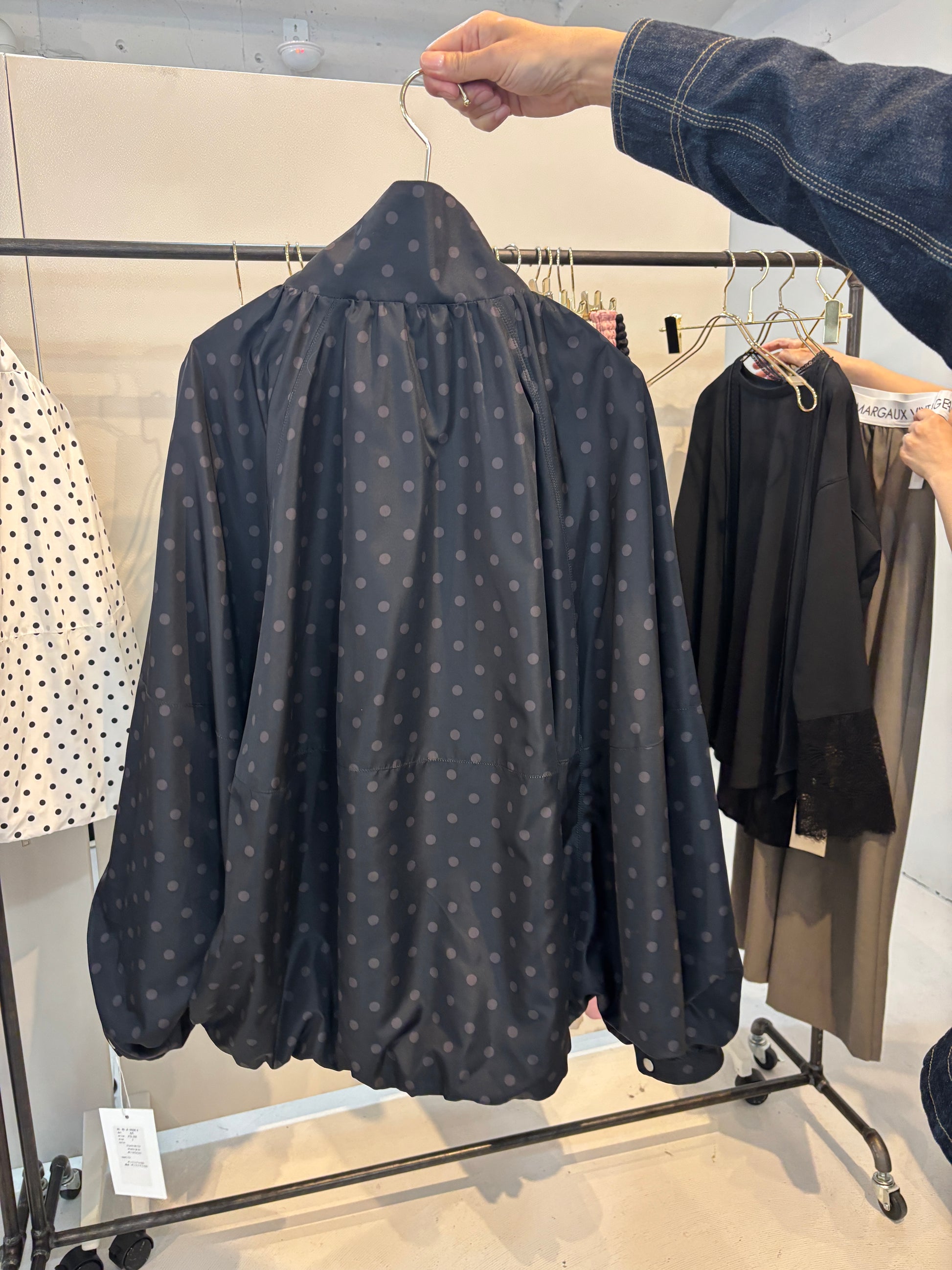 【予約⚡︎販売】ドットブルゾン／MG JK-26096-A／MARGAUX VINTAGE／2026 AW＃1