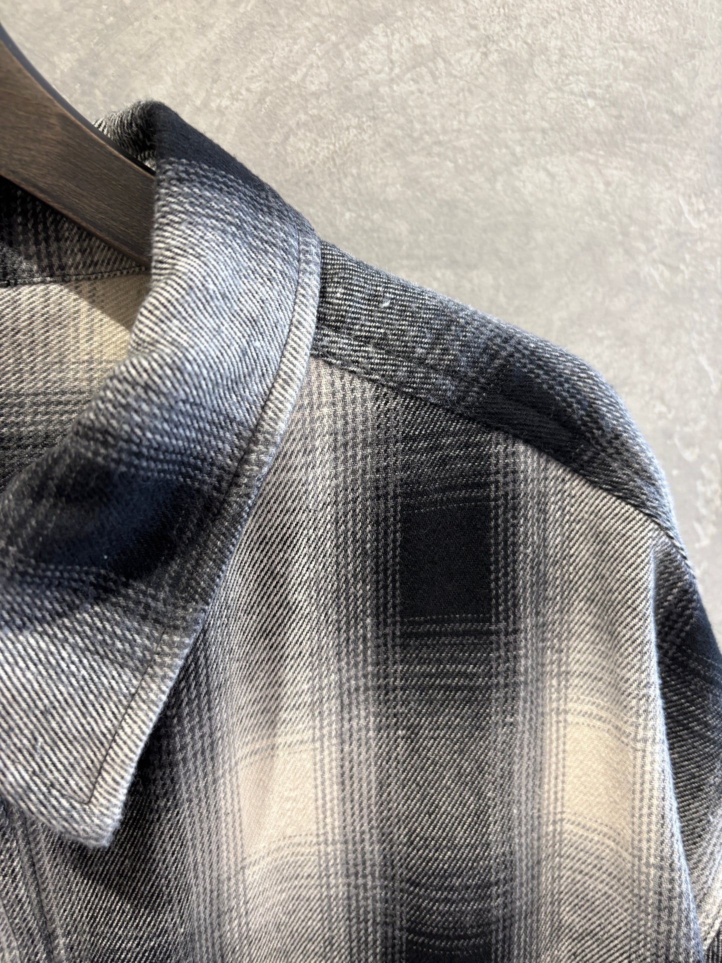 チェックシャツ／Dignite collier