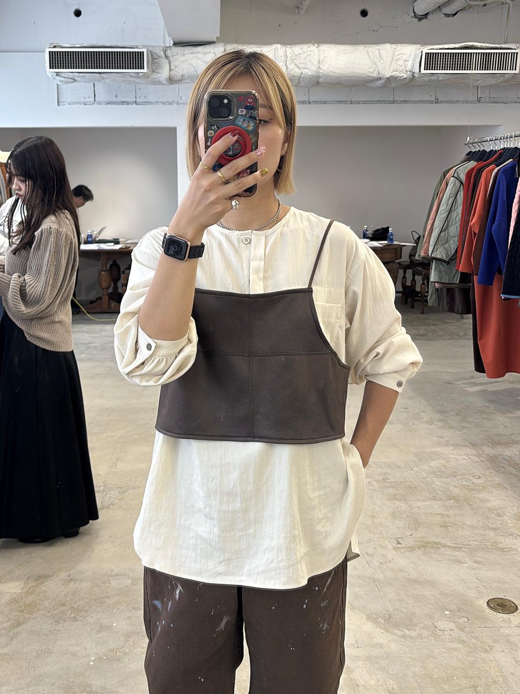 受付終了【予約⚡︎販売】モッチモチダンボール箔プリントビスチェ／8651702／LE MÉLANGE／2026 AW #2