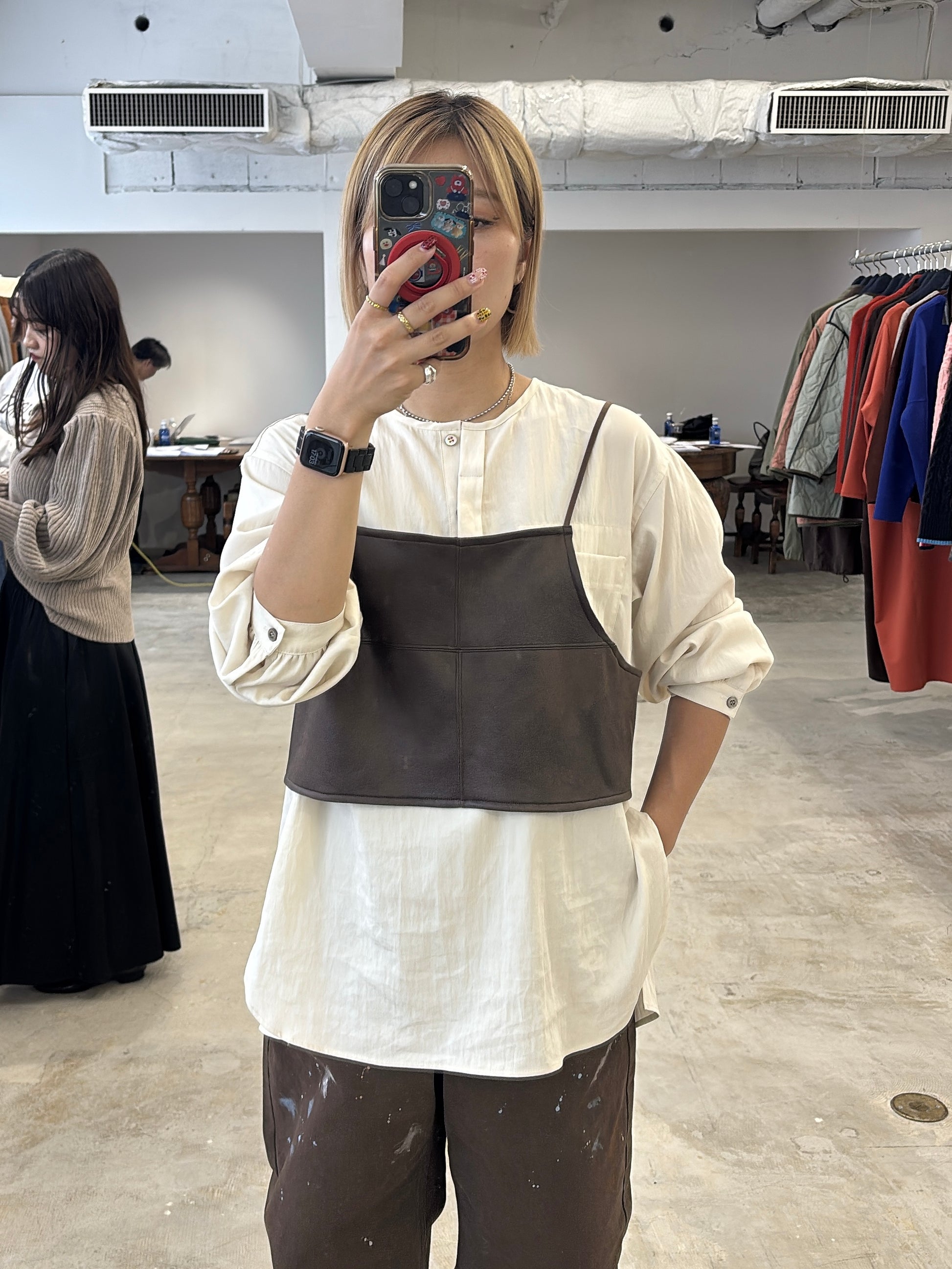 【予約⚡︎販売】モッチモチダンボール箔プリントビスチェ／8651702／LE MÉLANGE／2026 AW #2
