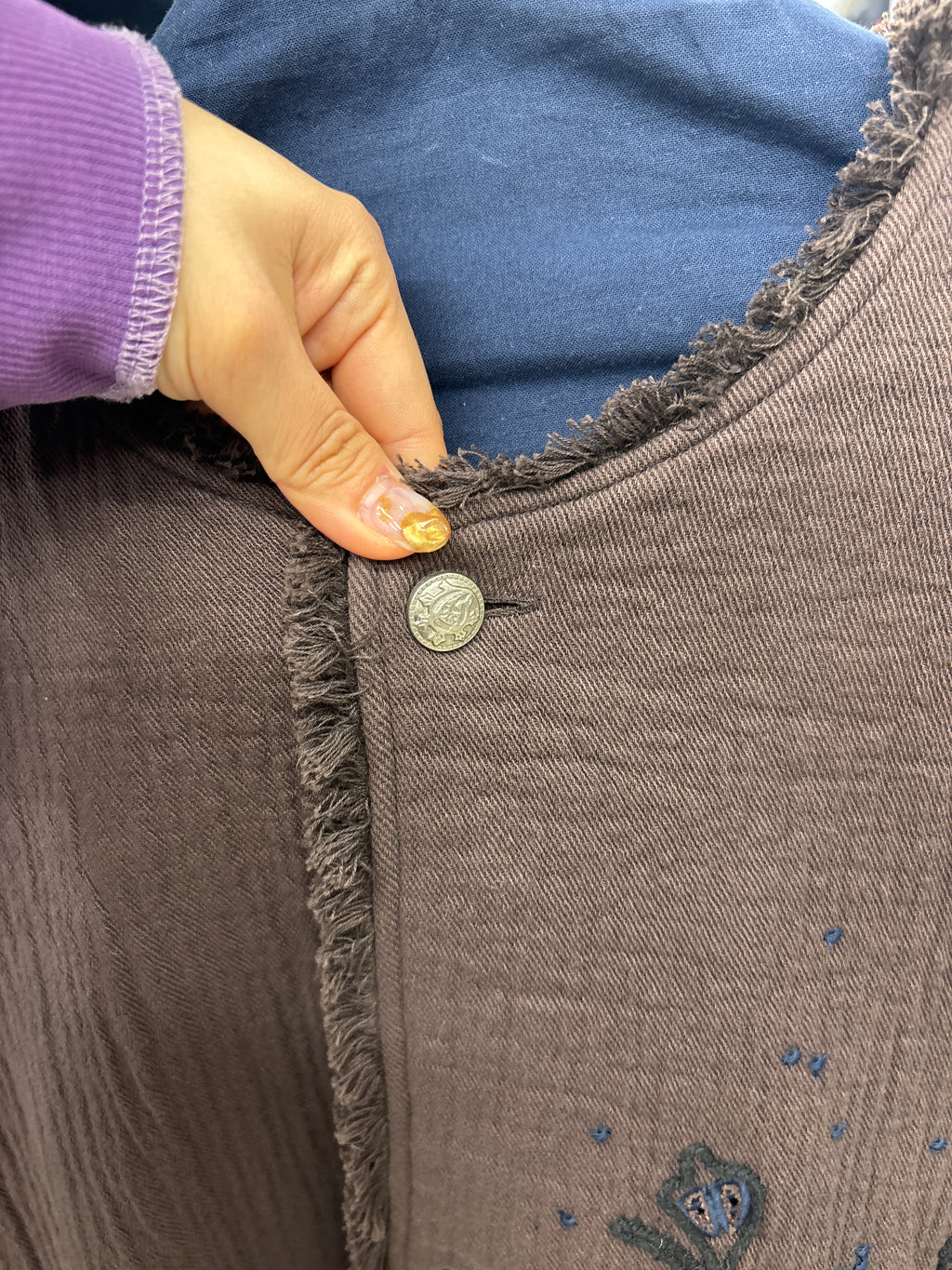 【予約⚡︎販売】刺繍クルーネックジャケット／#8643804／LE MÉLANGE／2026 AW #1