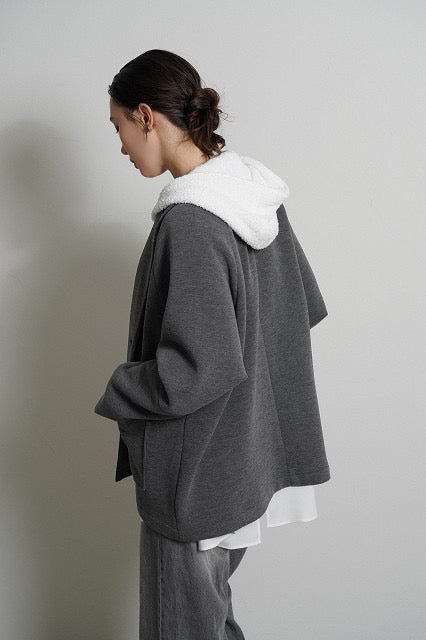 【予約⚡︎販売】パイルフーディスリットプルオーバー／604501／CYAN tokyo／2026 AW#1