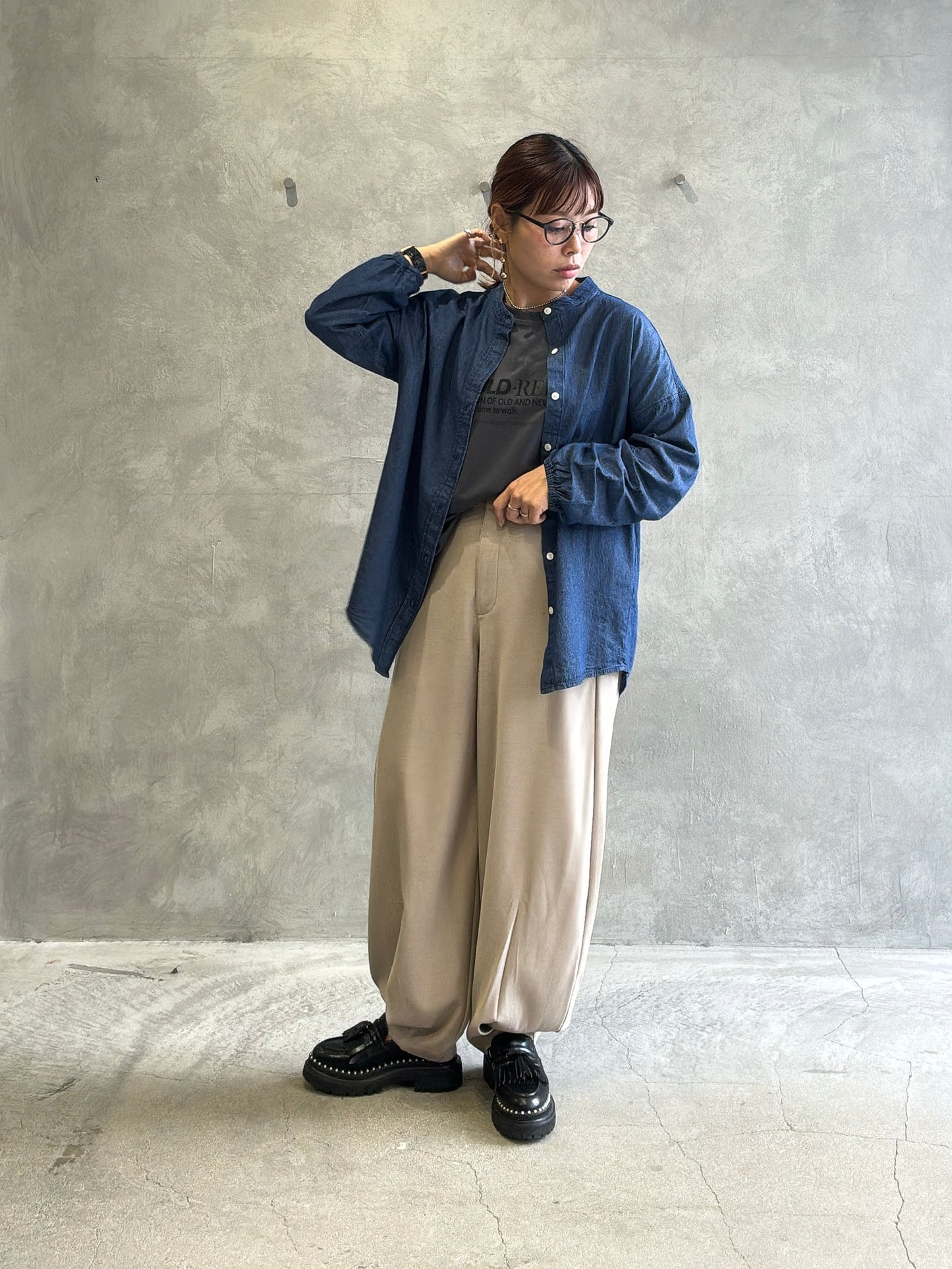 【再入荷】カフタックパンツ／Anna Kerry