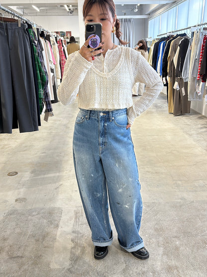 受付終了【予約販売】デニムパンツ／8613502／LE MÉLANGE