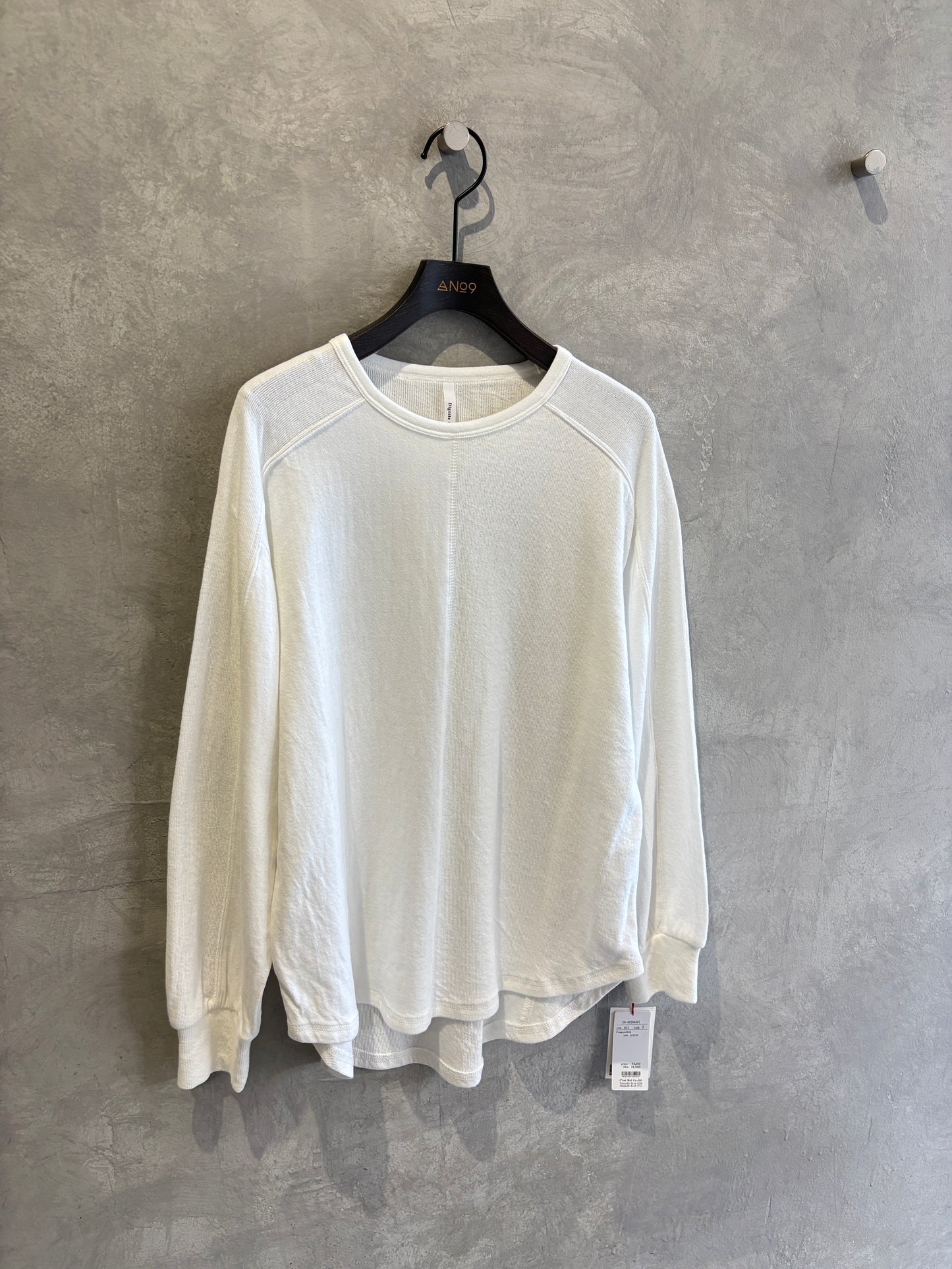 異素材ミックスカットソー／Dignite collier