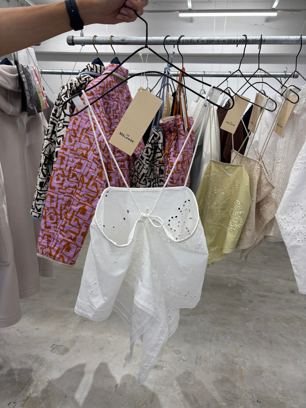 受付終了【予約⚡︎販売】カットワーク刺繍キャミソール／8663202／LE MÉLANGE／2026 AW #2