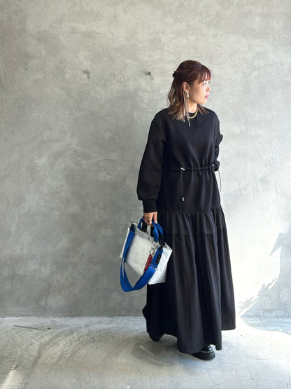 【予約販売】ブルー×チャコール（本体：ホワイト）／FACTORY OMOTO／BASIC TOTE