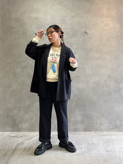 ウールタックパンツ／LE MÉLANGE