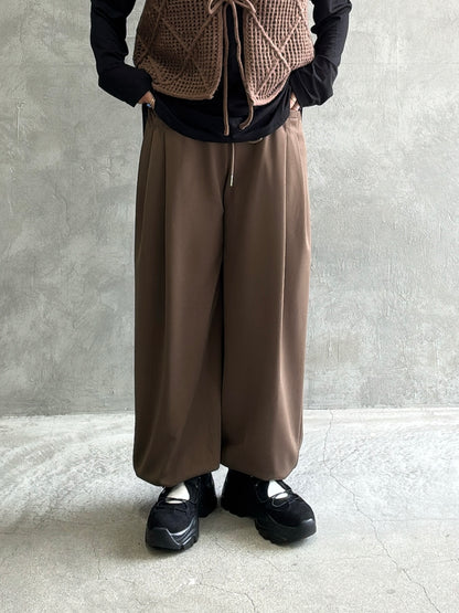 【再入荷】タックポケットジャージジョガーパンツ／CYAN TOKYO