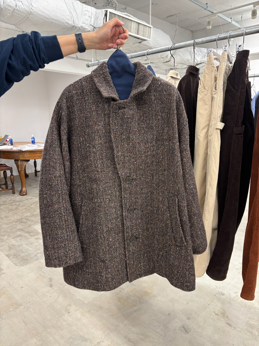 受付終了【予約⚡︎販売】ハーフ丈チェスターコート／#8643901／LE MÉLANGE／2026 AW #1