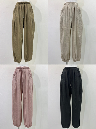 【予約⚡︎販売】カーブタックモザイクジョガーパンツ／710565／CYAN TOKYO／2027SS #1