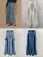 【予約⚡︎販売】デニムバギーガウチョパンツ／710571／CYAN TOKYO／2027SS #1
