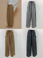 【予約⚡︎販売】リネンライクアジャストワイドパンツ／710555／CYAN TOKYO／2027SS #1