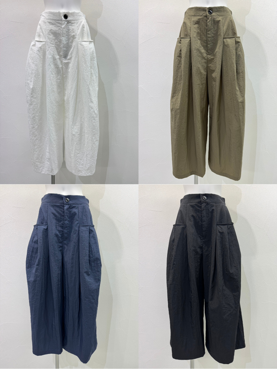 【予約⚡︎販売】スクエアポケットバギーガウチョパンツ／710577／CYAN TOKYO／2027SS #1