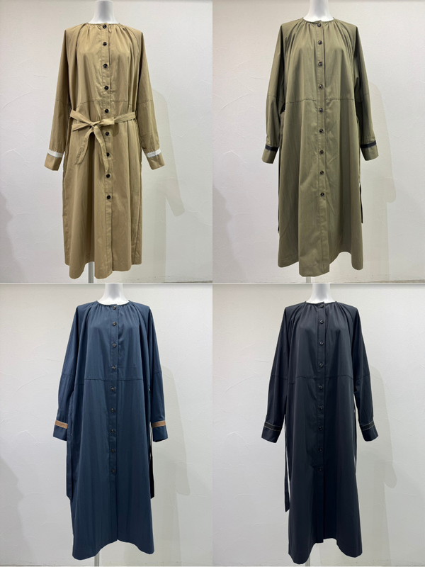 【予約⚡︎販売】シャツコートワンピース／710561／CYAN TOKYO／2027SS #1