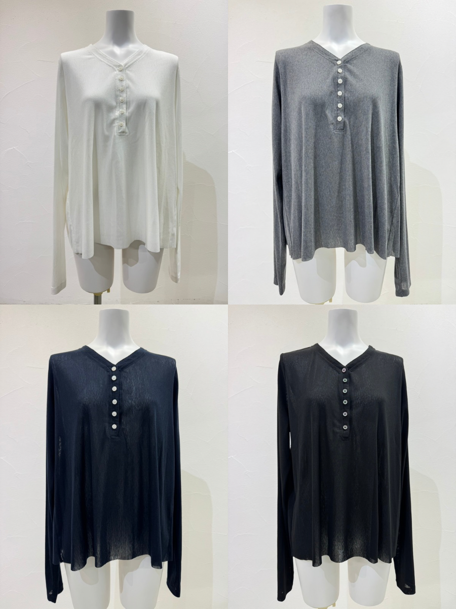 【予約⚡︎販売】バックギャザーチュールヘンリー／710562／CYAN TOKYO／2027SS #1