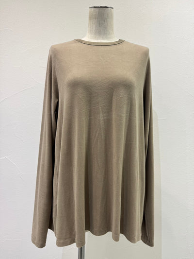 【予約⚡︎販売】バックギャザーワームロングカットソー／604505／CYAN tokyo／2026 AW#1
