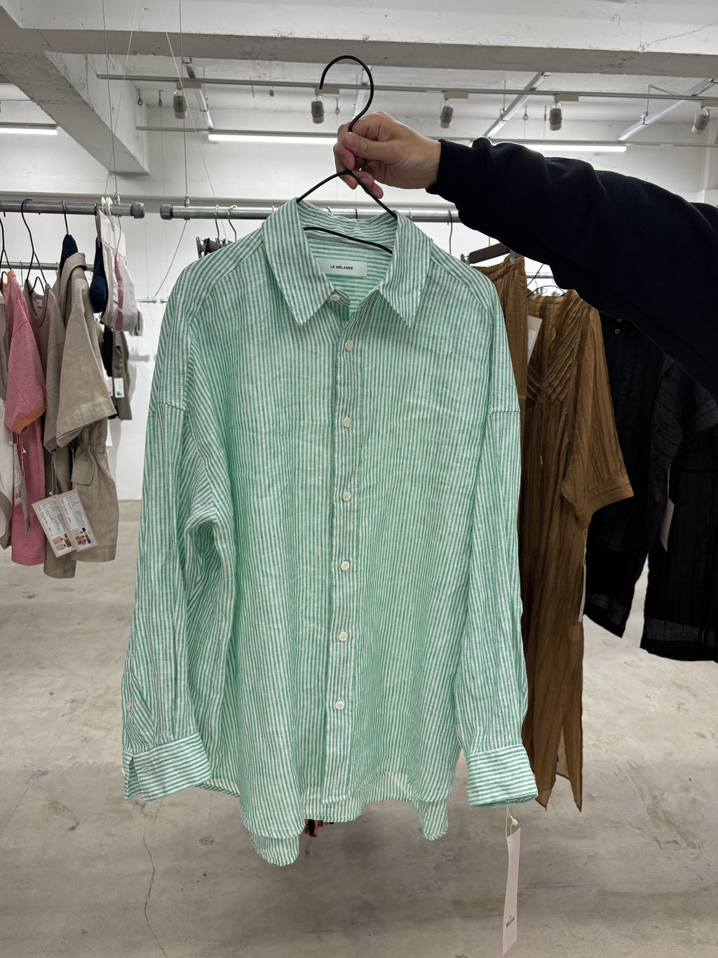 受付終了【予約販売】フレンチリネンシャツ／8623205／LE MÉLANGE／2026 SS#2