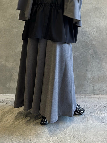 ラウンドヨークガウチョパンツ／CYAN tokyo