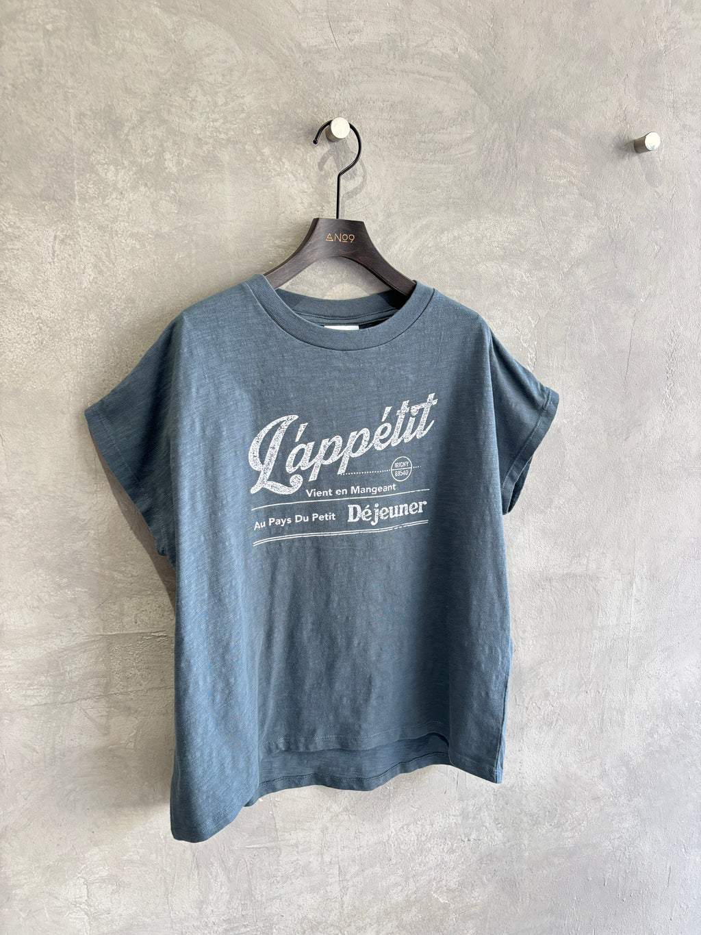 受付終了【予約販売】LappetitゆるフレンチスラブTシャツ／ING