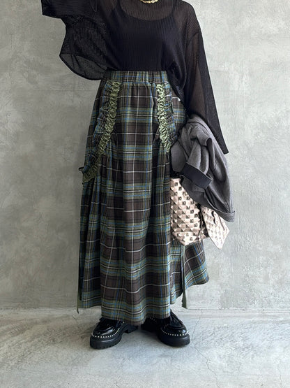 タータンチェックスカート／MIA ASTERISM