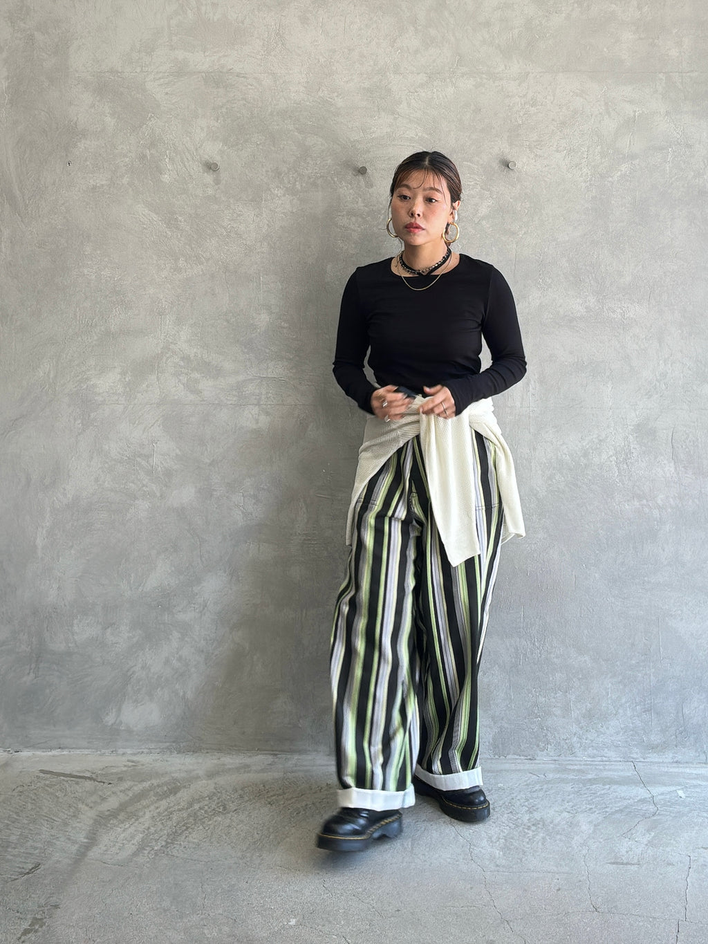 マルチストライプパンツ／PT-26047-S／MARGAUX VINTAGE／