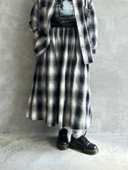 チェックタックスカート／Dignite collier