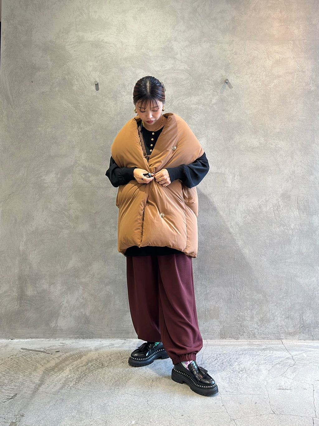 【再入荷】タックポケットジャージジョガーパンツ／CYAN TOKYO