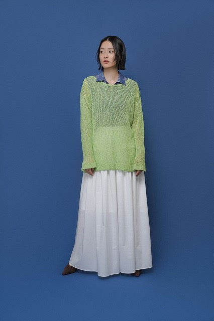 【予約販売】ネップメッシュニットTOPS／601461／CYAN tokyo／2026 SS#2