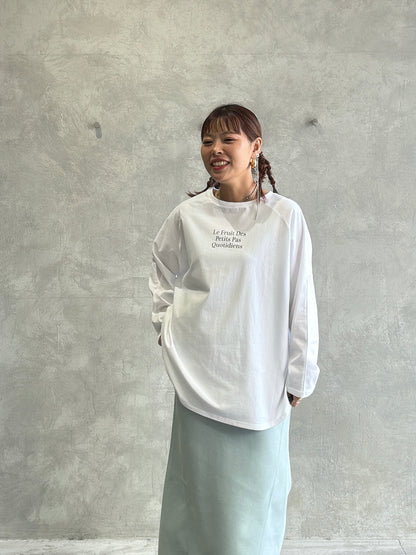 【再入荷】2way（DOG & LOGO）プリントカットソー／Dignite collier