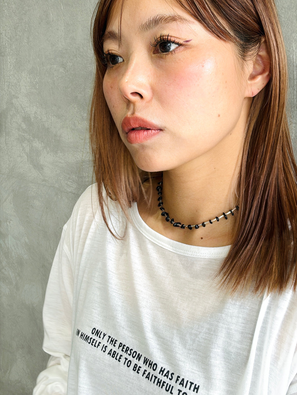 ⚡︎【予約販売】ブラックビーズmixネックレス