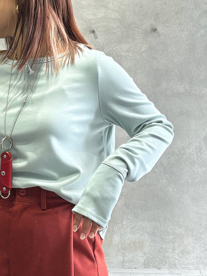 あったか無地ロングスリーブトップス／ANNA  KERRY