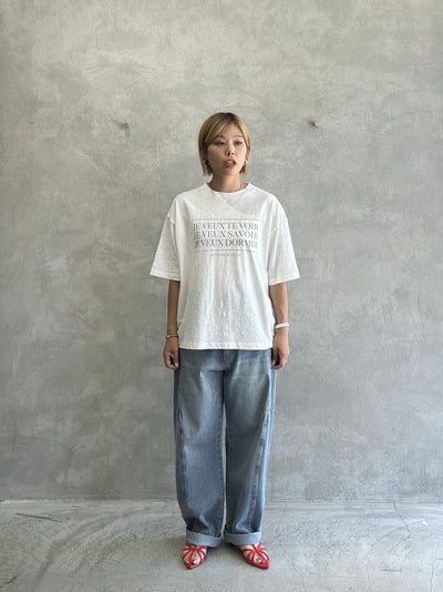 受付終了【予約販売】JE VEUX スラブTシャツ／ING
