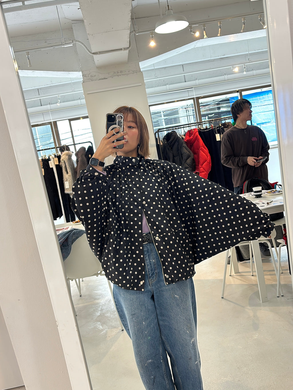 受付終了【予約⚡︎販売】ドットブルゾン／MG JK-26096-A／MARGAUX VINTAGE／2026 AW＃1
