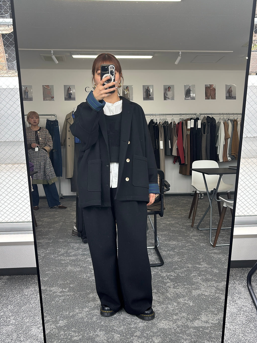 【予約⚡︎販売】マイクロフリースWジャケット／604513／CYAN tokyo／2026 AW#1