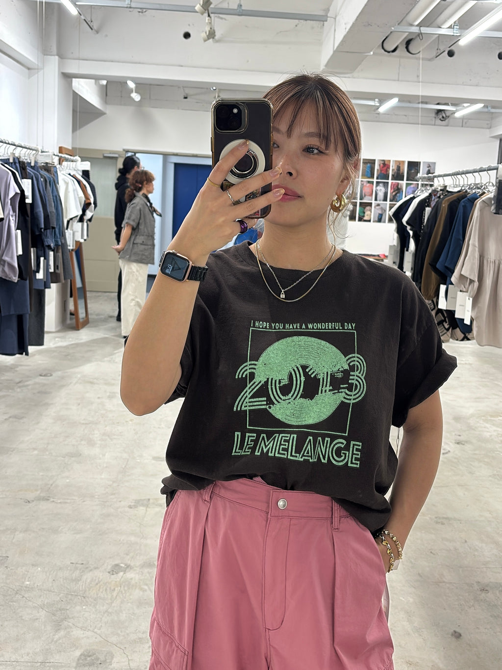プリントTシャツ／8621008／LE MÉLANGE