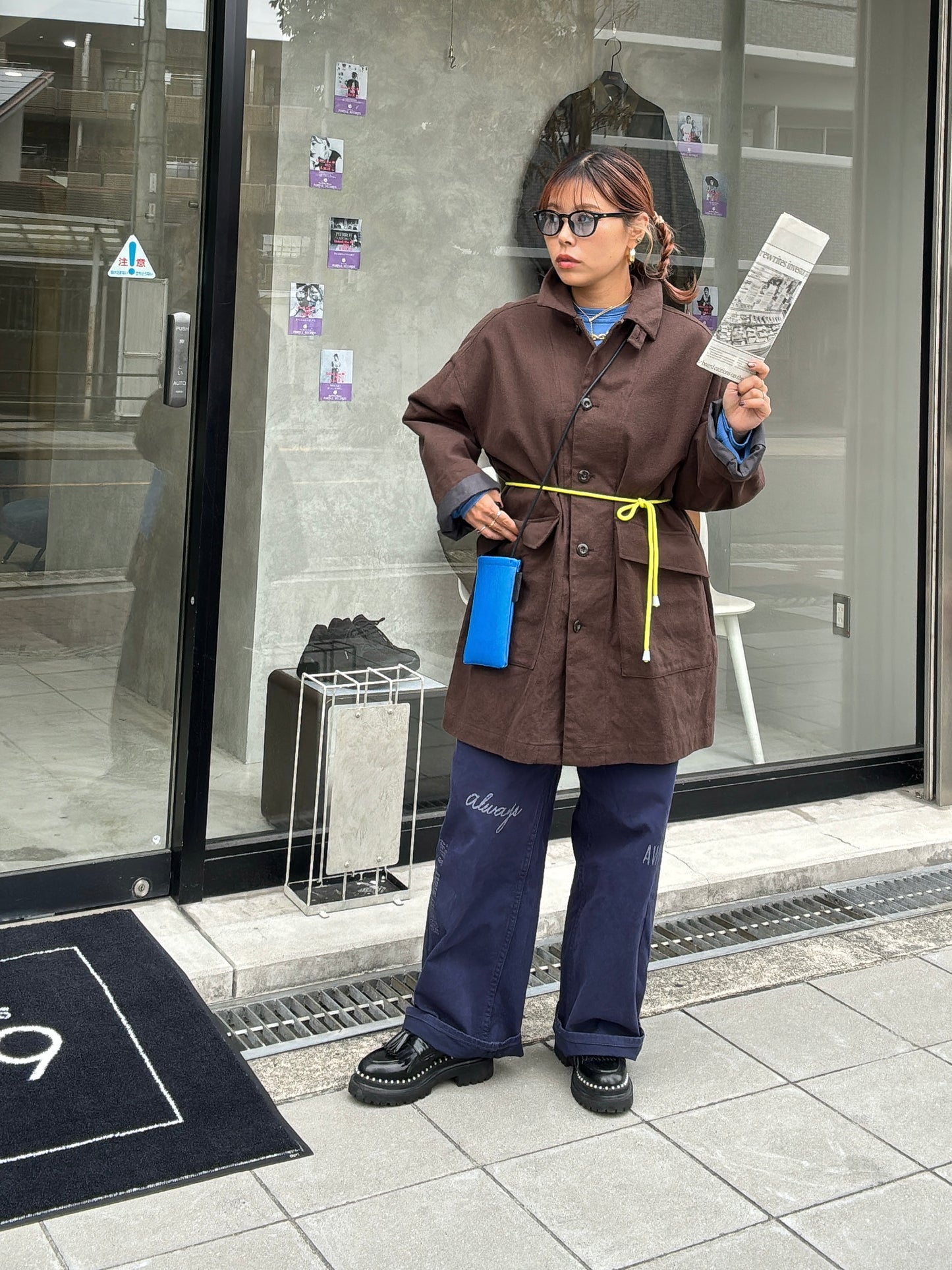 オーバーサイズカバーオール／LE MÉLANGE