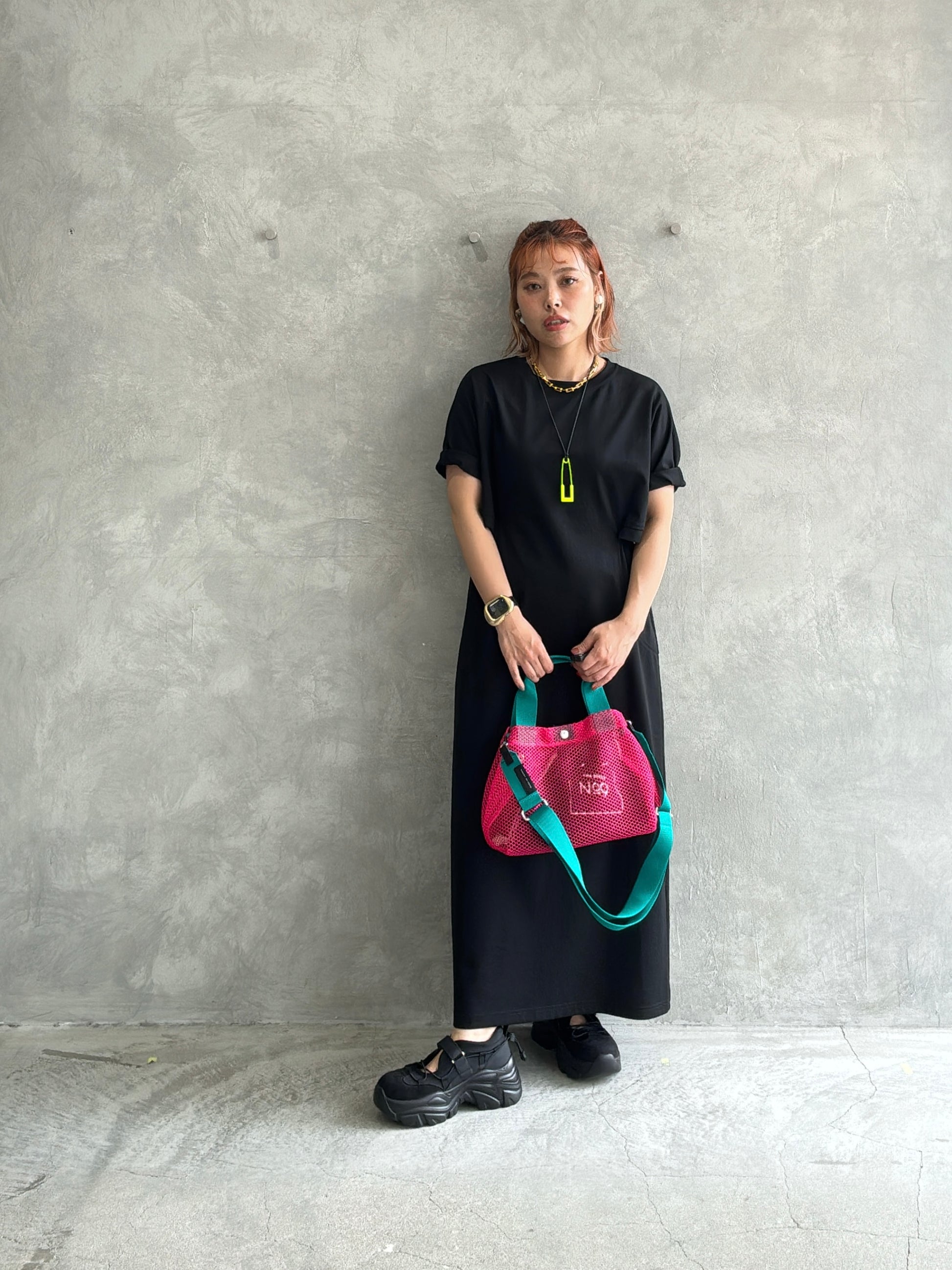 ウエストカッティングワンピース／Dignite collier／MNMS