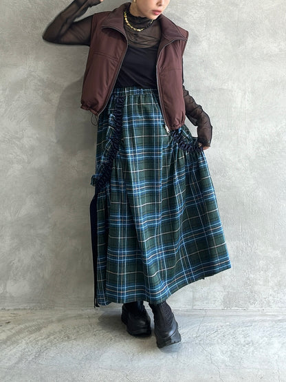 タータンチェックスカート／MIA ASTERISM