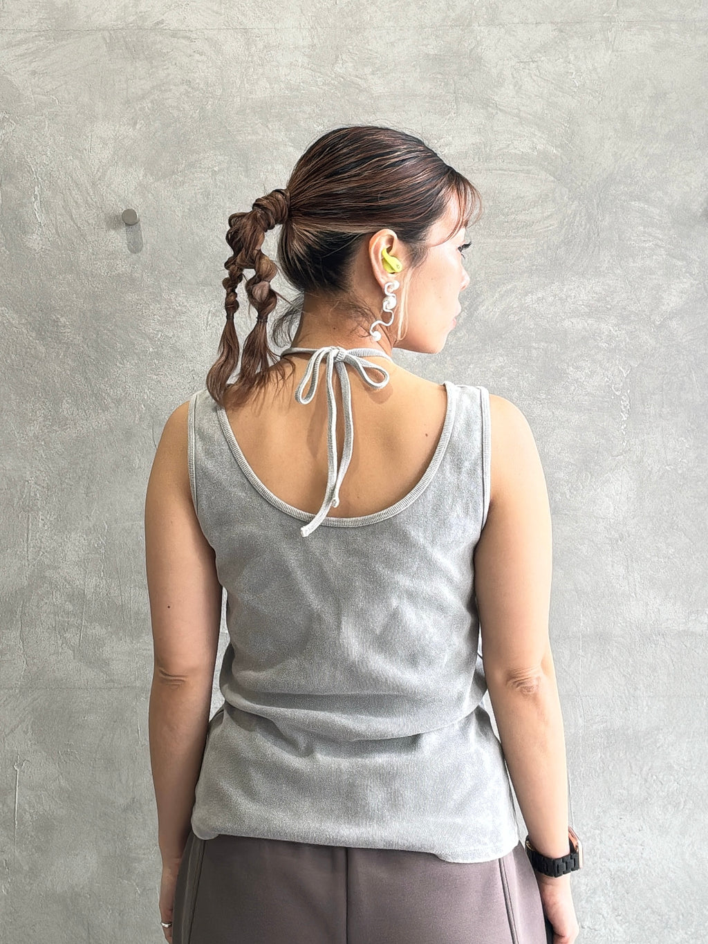 #勝ち確【予約⚡︎販売】ホルターデザインノースリーブ／VERSEAU