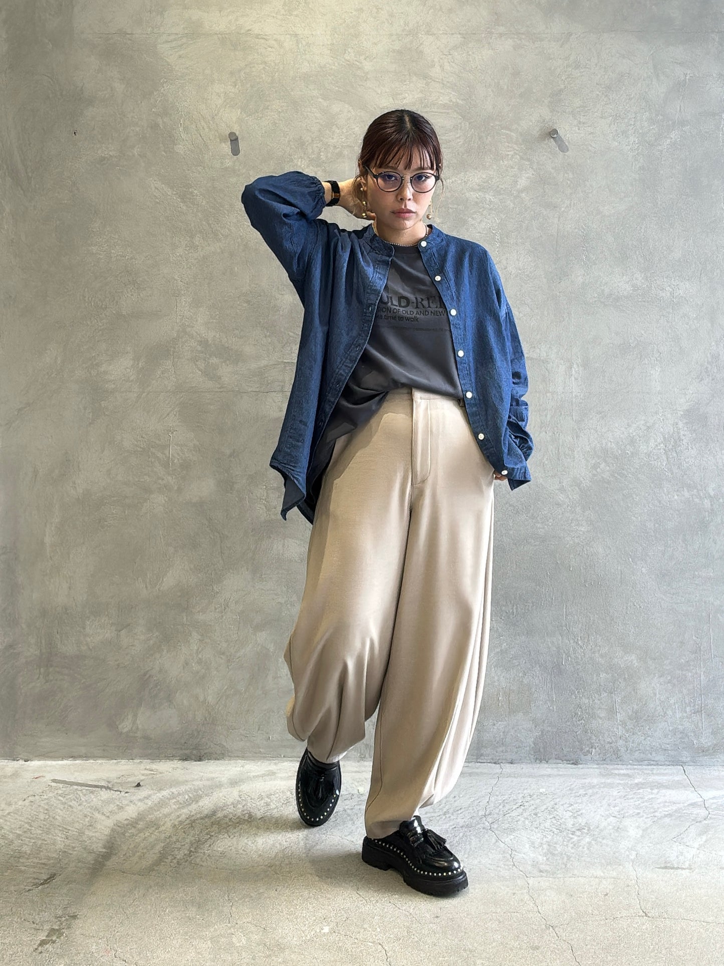 【再入荷】カフタックパンツ／Anna Kerry