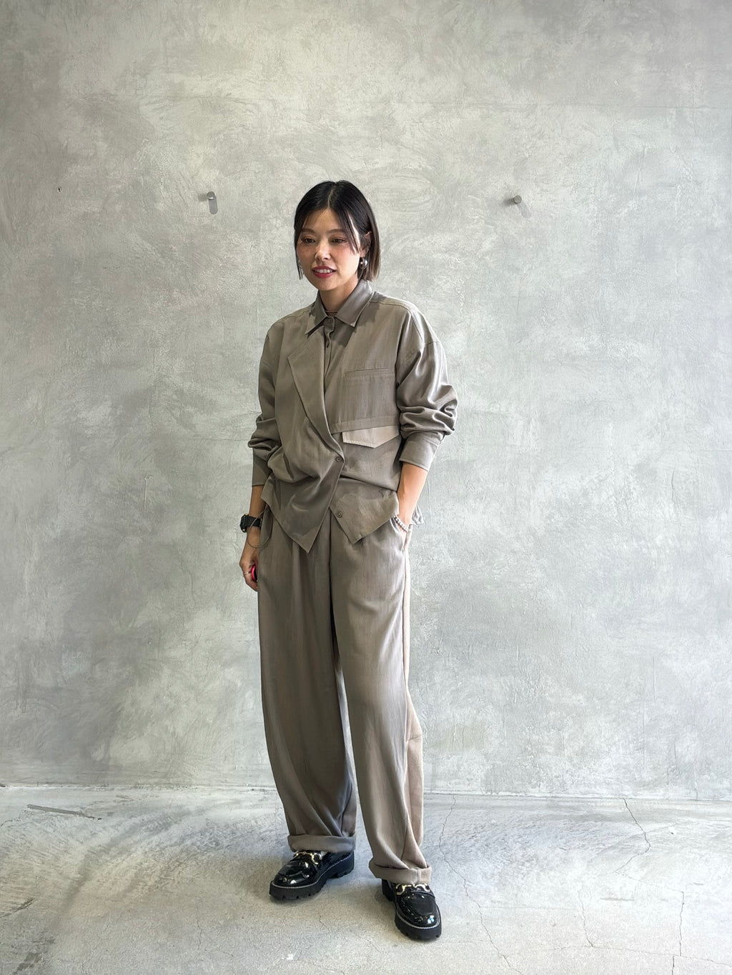 コンビネーションタックパンツ／ZMT265PT505／MARECHAL TERRE