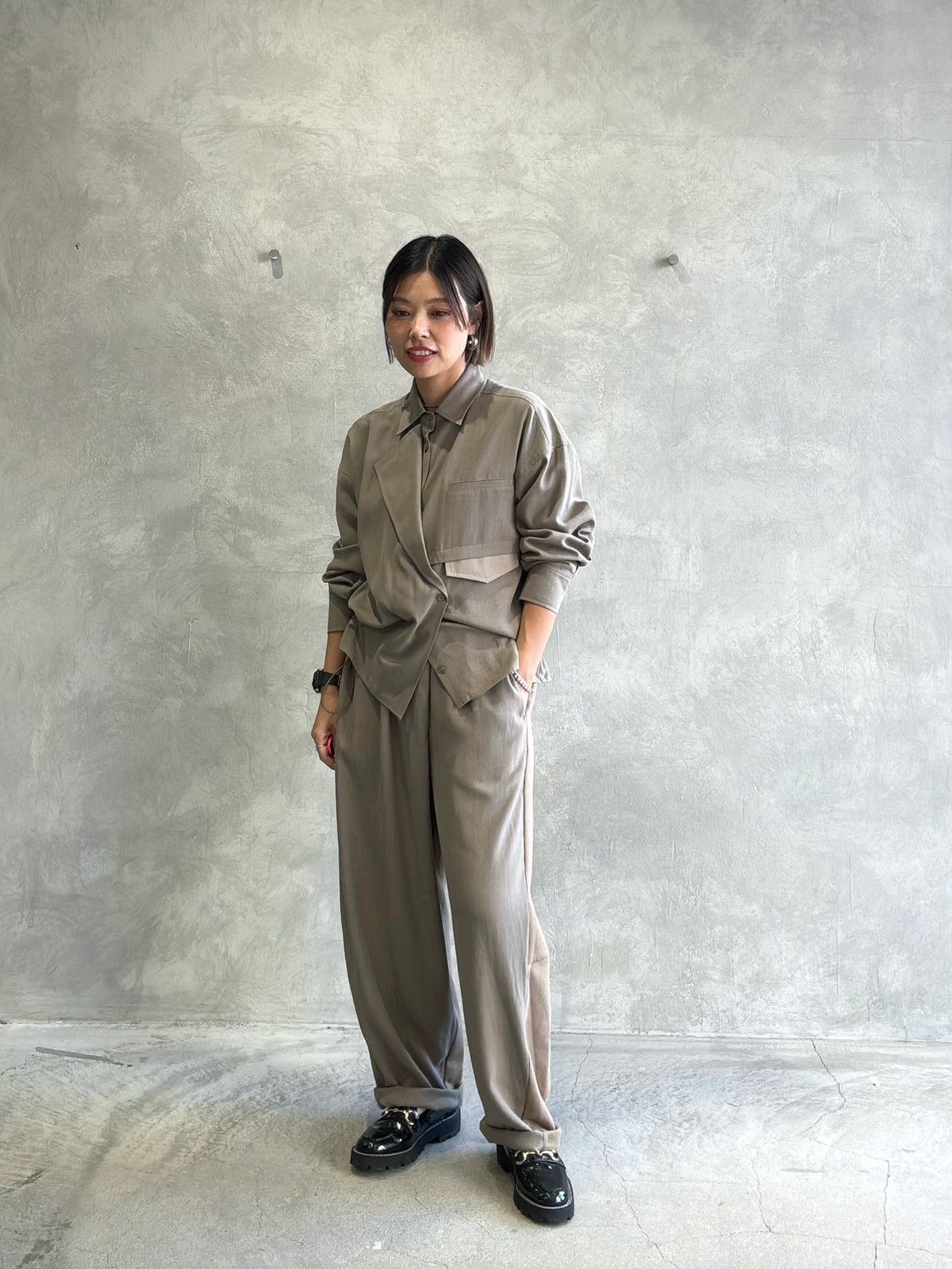 コンビネーションタックパンツ／ZMT265PT505／MARECHAL TERRE
