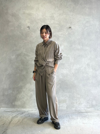 コンビネーションタックパンツ／ZMT265PT505／MARECHAL TERRE