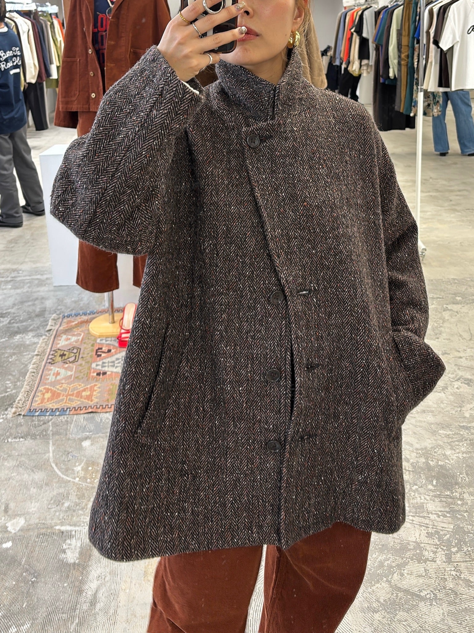 受付終了【予約⚡︎販売】ハーフ丈チェスターコート／#8643901／LE MÉLANGE／2026 AW #1