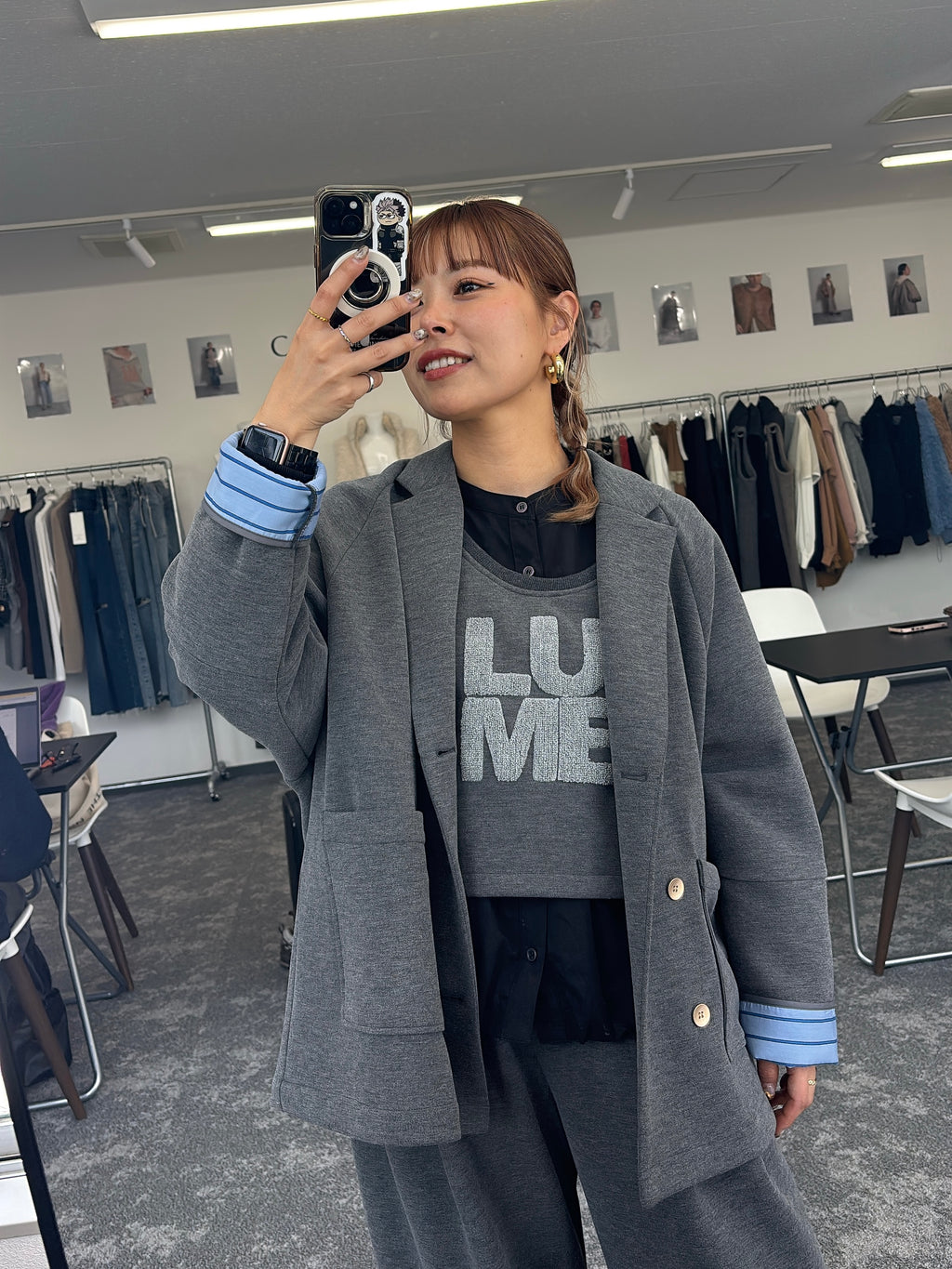 【予約⚡︎販売】ギャザーバルーンシャツ／604489／CYAN tokyo／2026 AW#1
