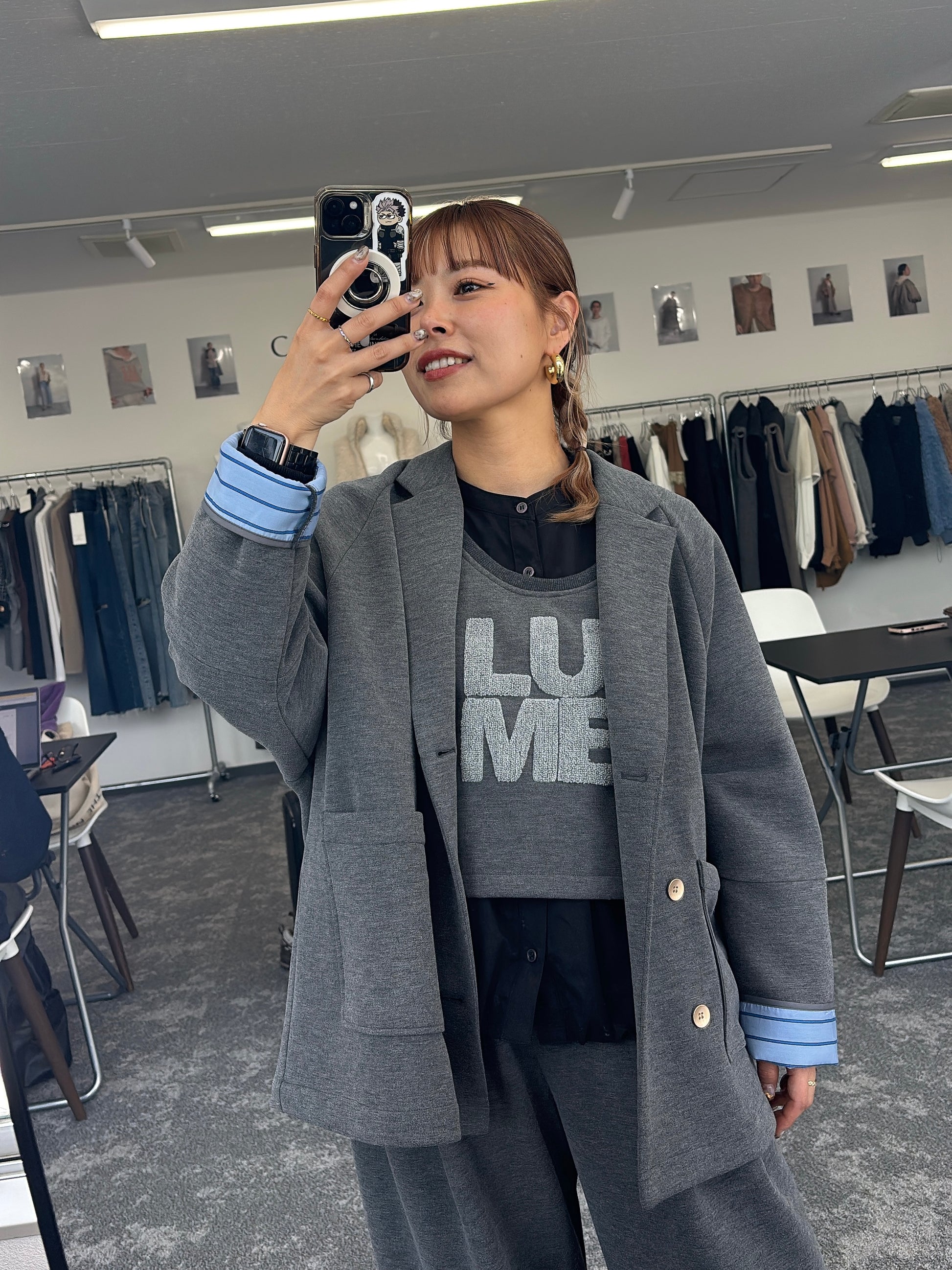 【予約⚡︎販売】ギャザーバルーンシャツ／604489／CYAN tokyo／2026 AW#1