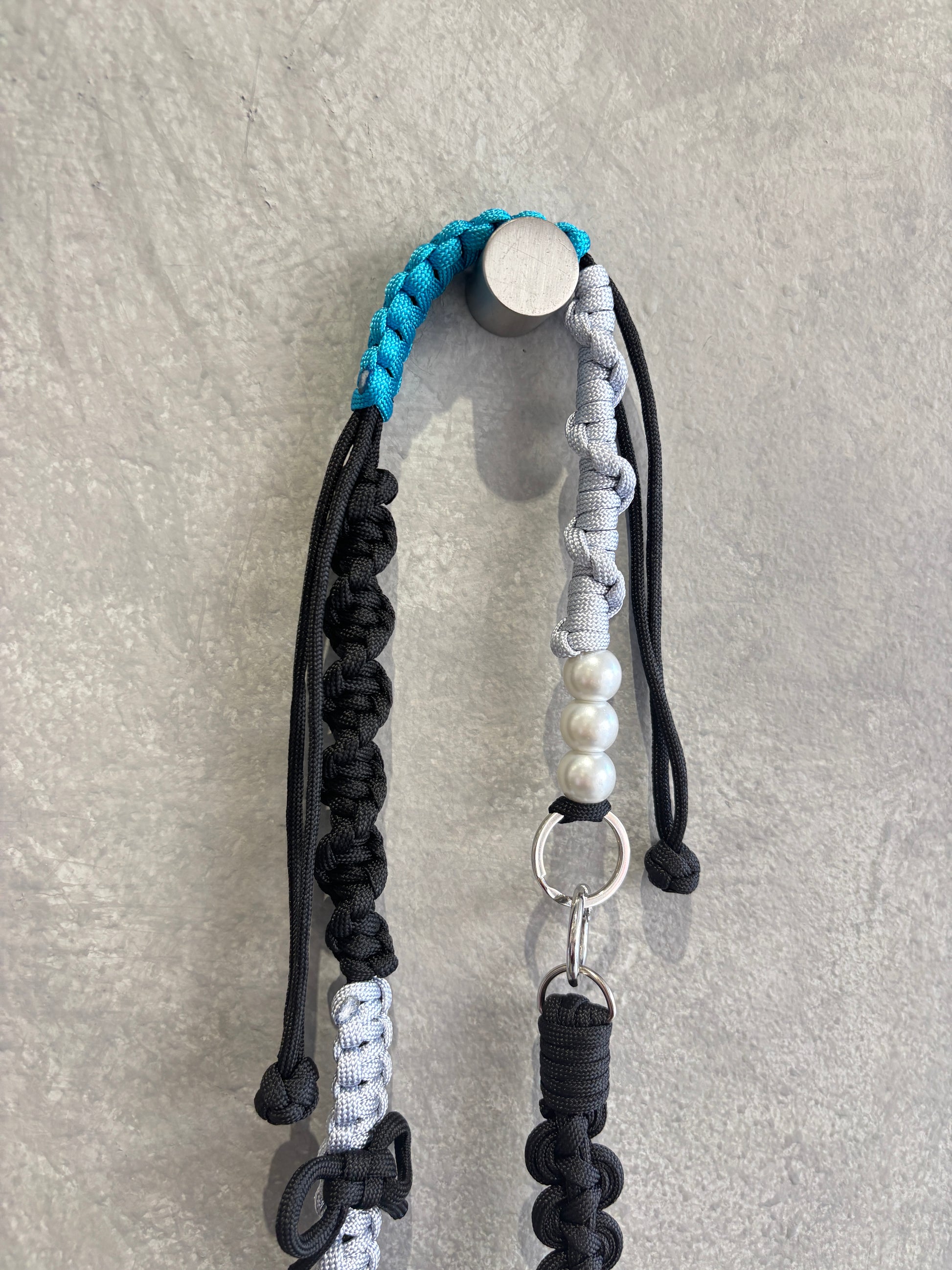 ⭐︎コラボ【予約販売】3wayパラコードショルダー／リボンパール／受注生産