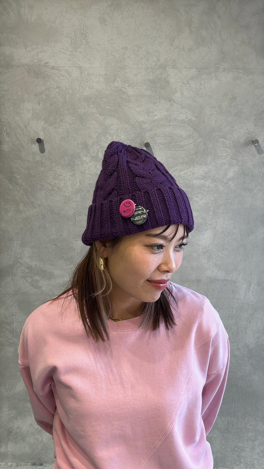 ゆるフィットニットキャップ