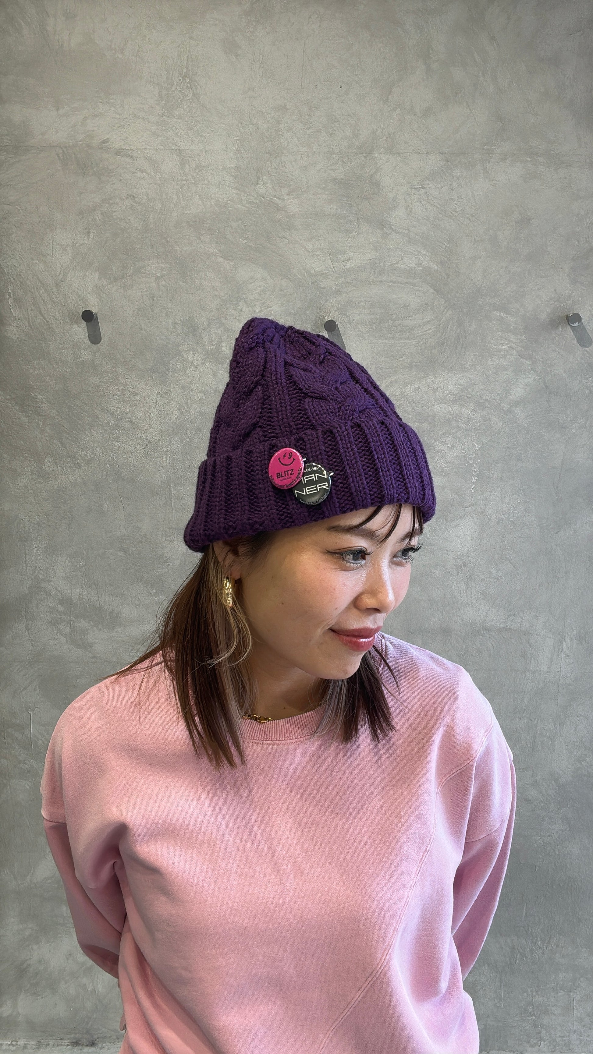 ゆるフィットニットキャップ